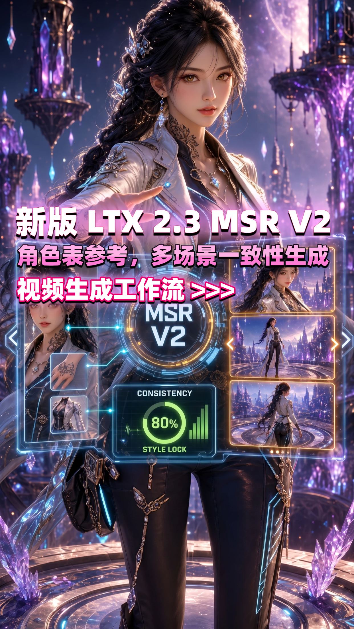 LTX-2.3-Licon-MSR-V2 角色表参考_视频生成工作流