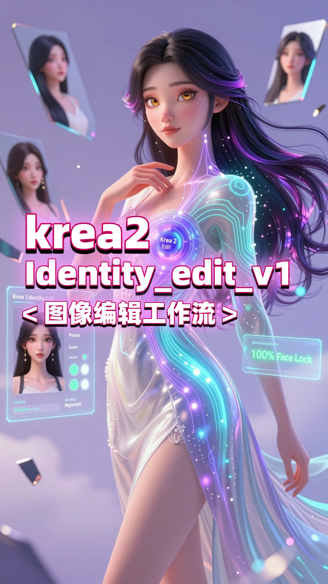 Krea2 Identity Edit V1图像编辑工作流