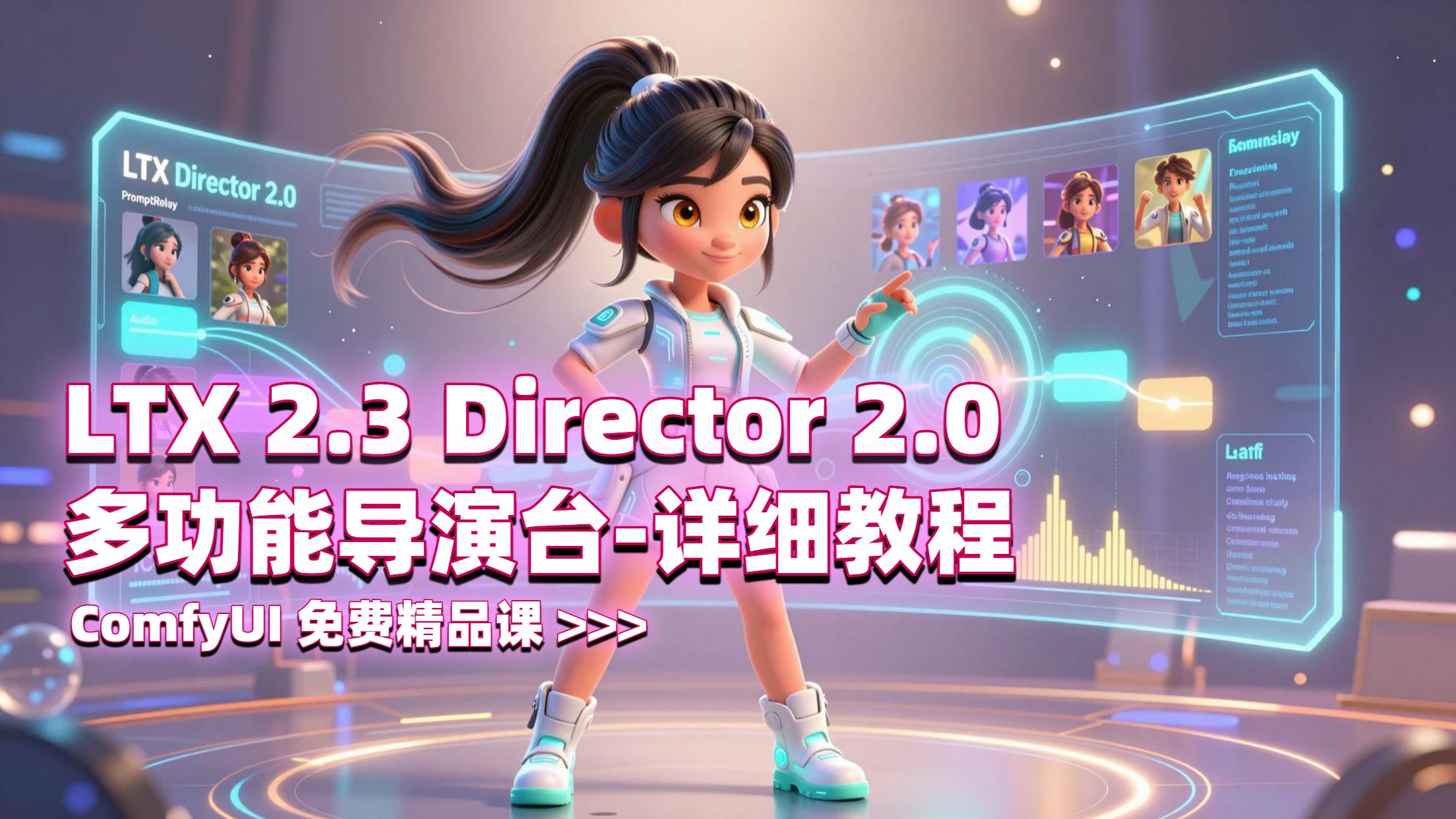 LTX Director 2.0：时间线分段 + 唱歌视频创作 超详实操讲解 ComfyUI免费精品课