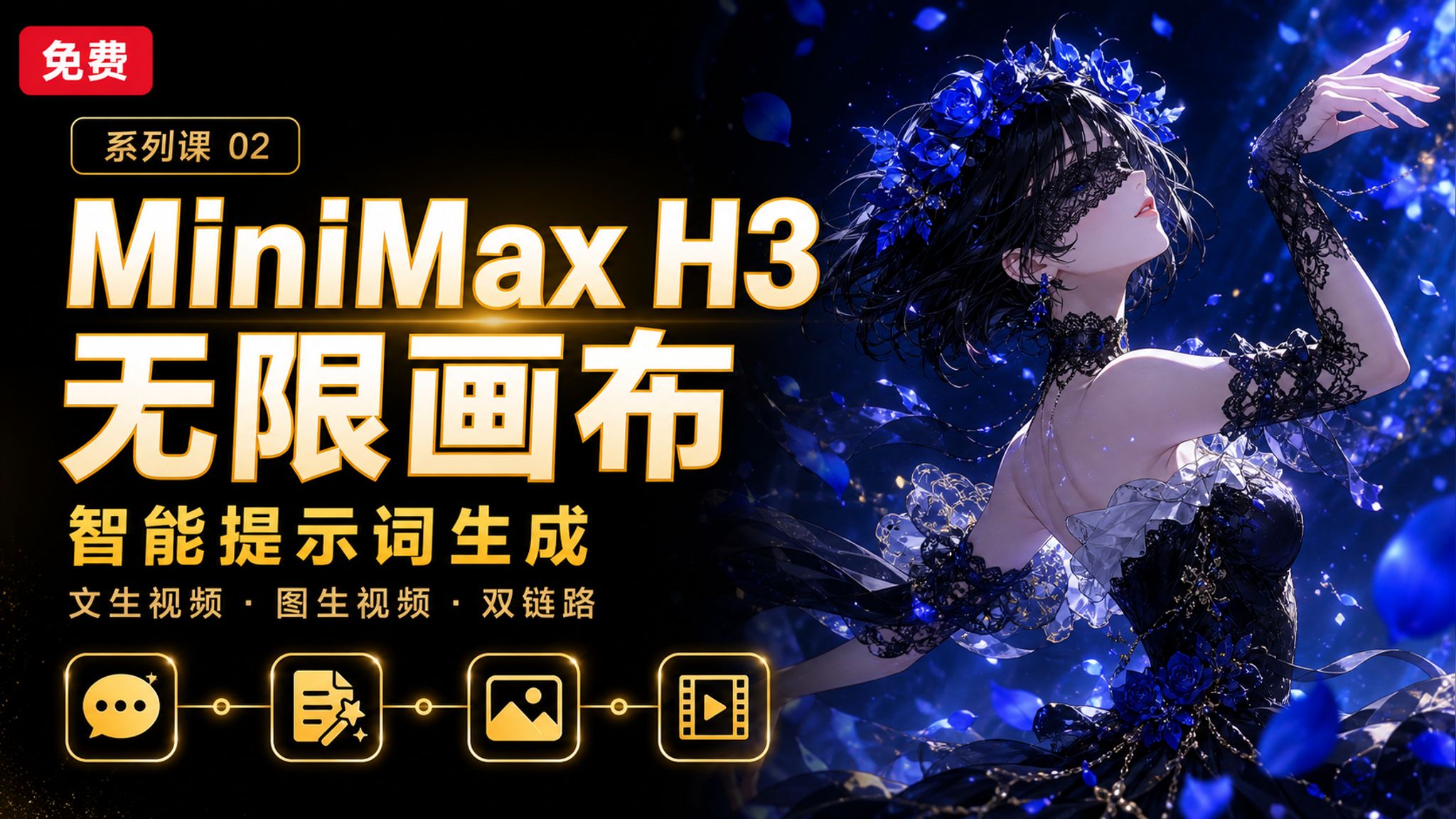 MiniMax H3无限画布保姆级教程【02】：智能提示词生成，大白话进电影感出，6分钟跑通文生+图生双链路