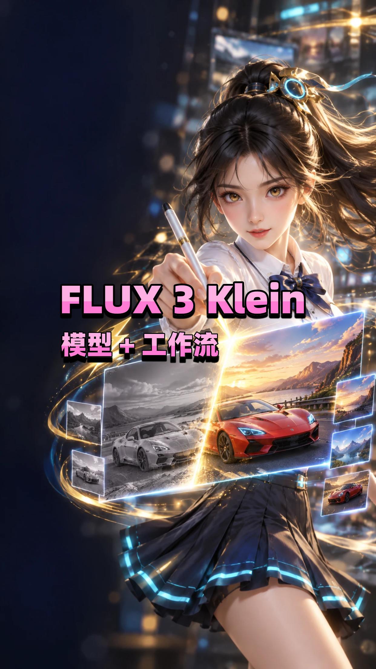 Flux-3-image-klein-comfy 蒸馏模型和工作流