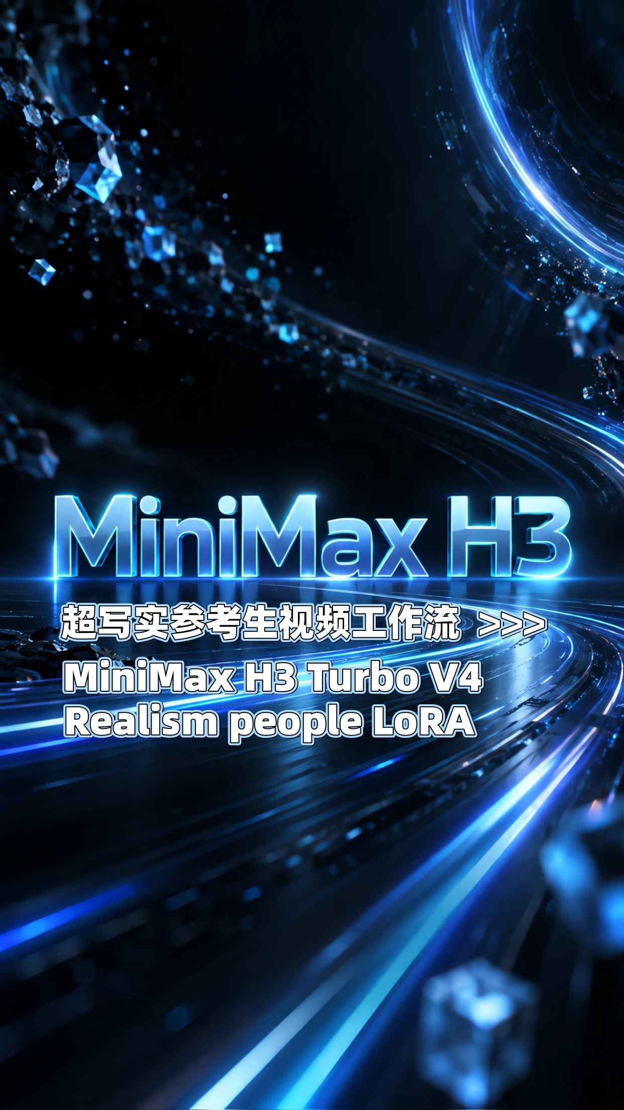 MiniMax H3 Turbo V4 & Realism people LoRA + 工作流