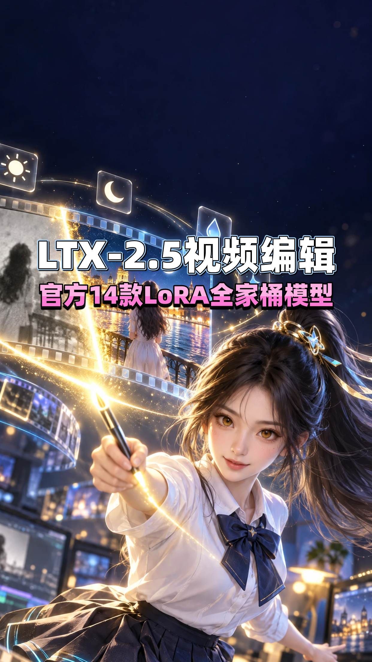 LTX 2.5 官方 14 款 LoRA 模型