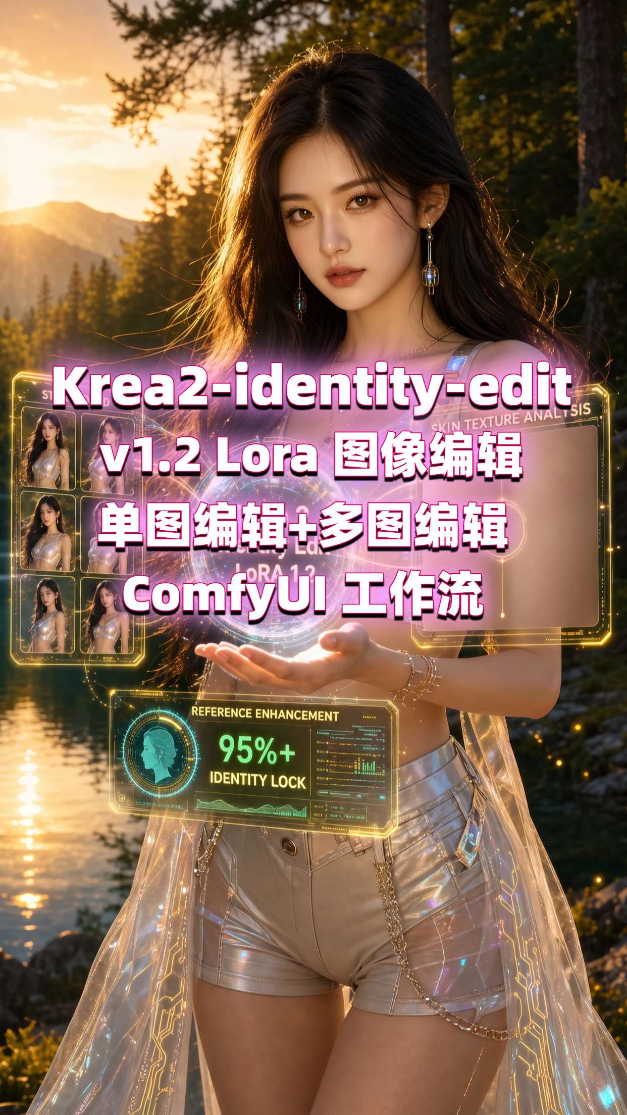 Krea 2 identity Edit v1.2 单图+多图工作流v2.0