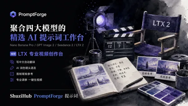 ShuziHub PromptForge 提示词大师