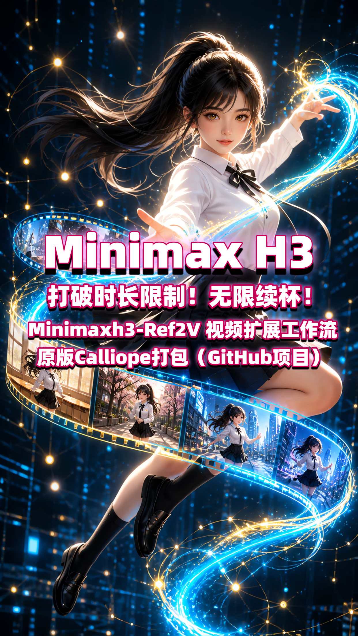 Minimaxh3-Ref2V 视频扩展工作流 & 原版 Calliope 项目打包