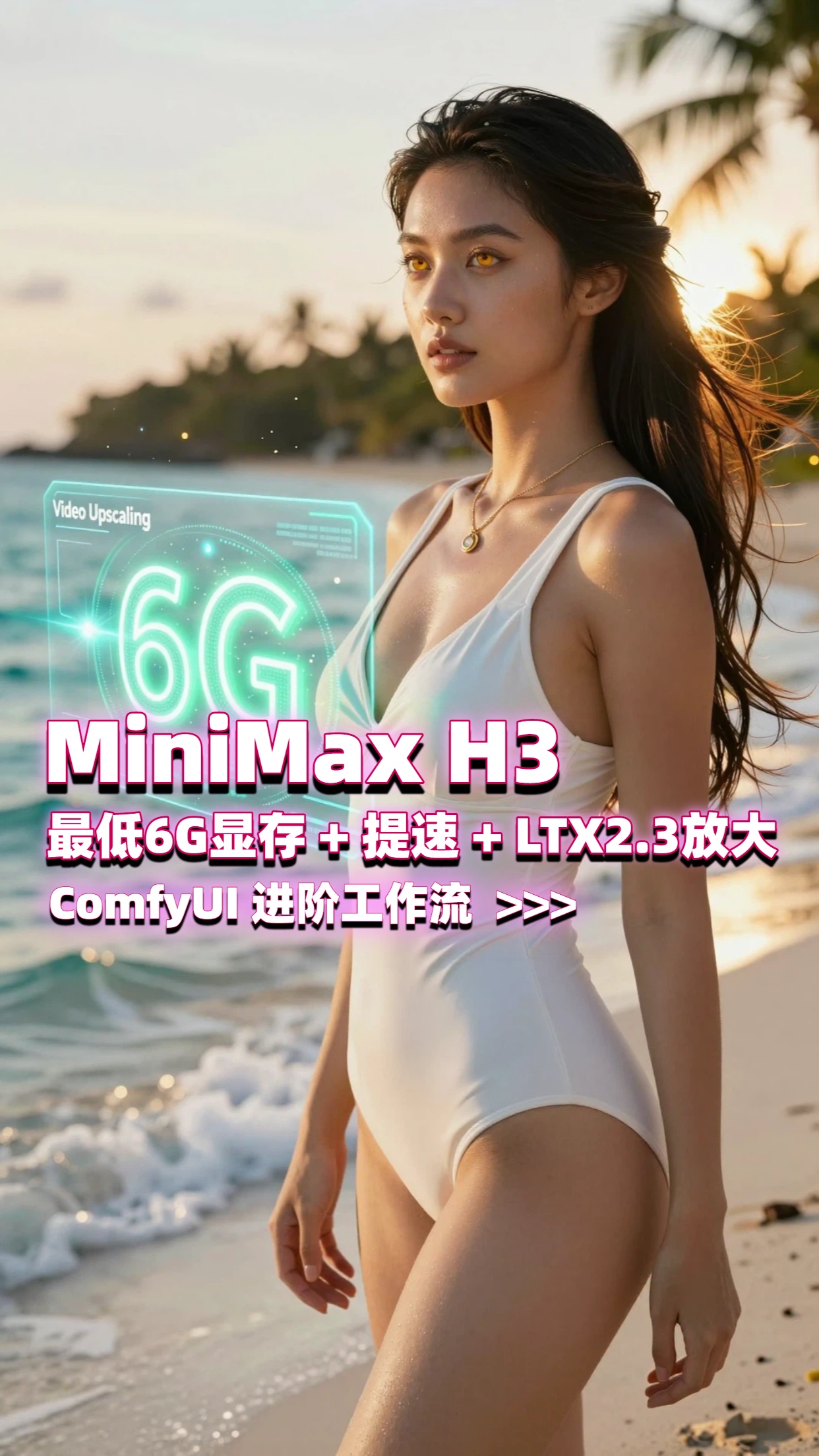 MiniMax H3 on RTX 3060 6G 低显存+提速视频生成工作流