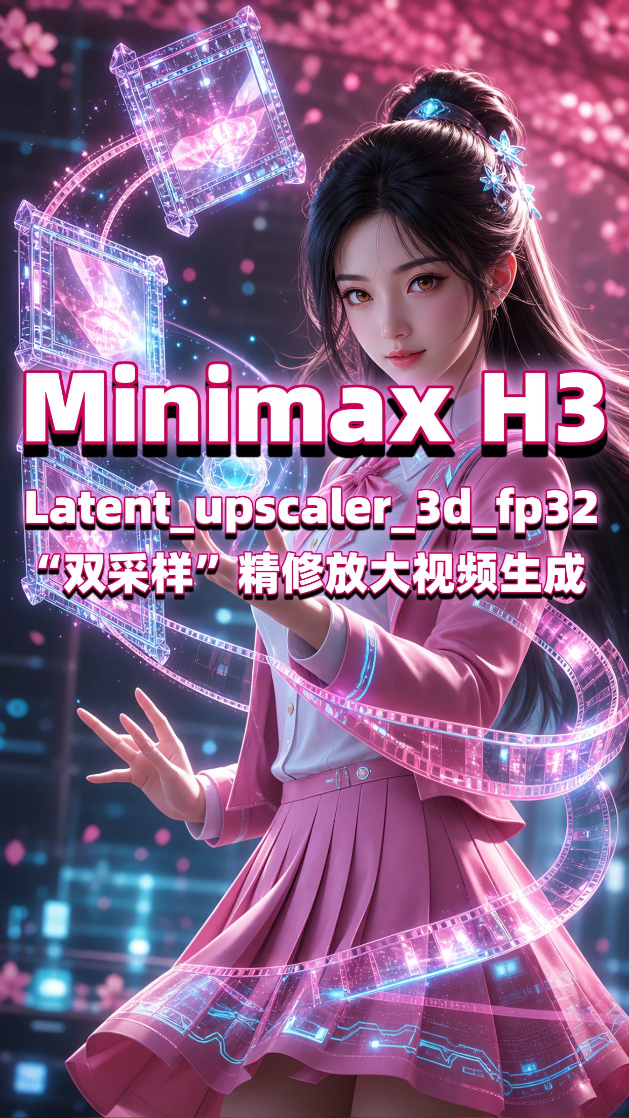 MiniMax_H3_REF2VA-Upscale 双采样视频生成工作流