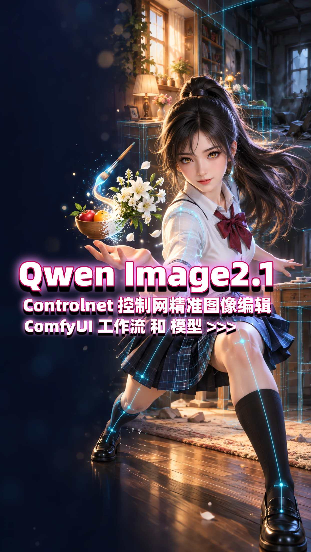 Qwen_Image_2.1_CONTROLNET 控制网模型和工作流