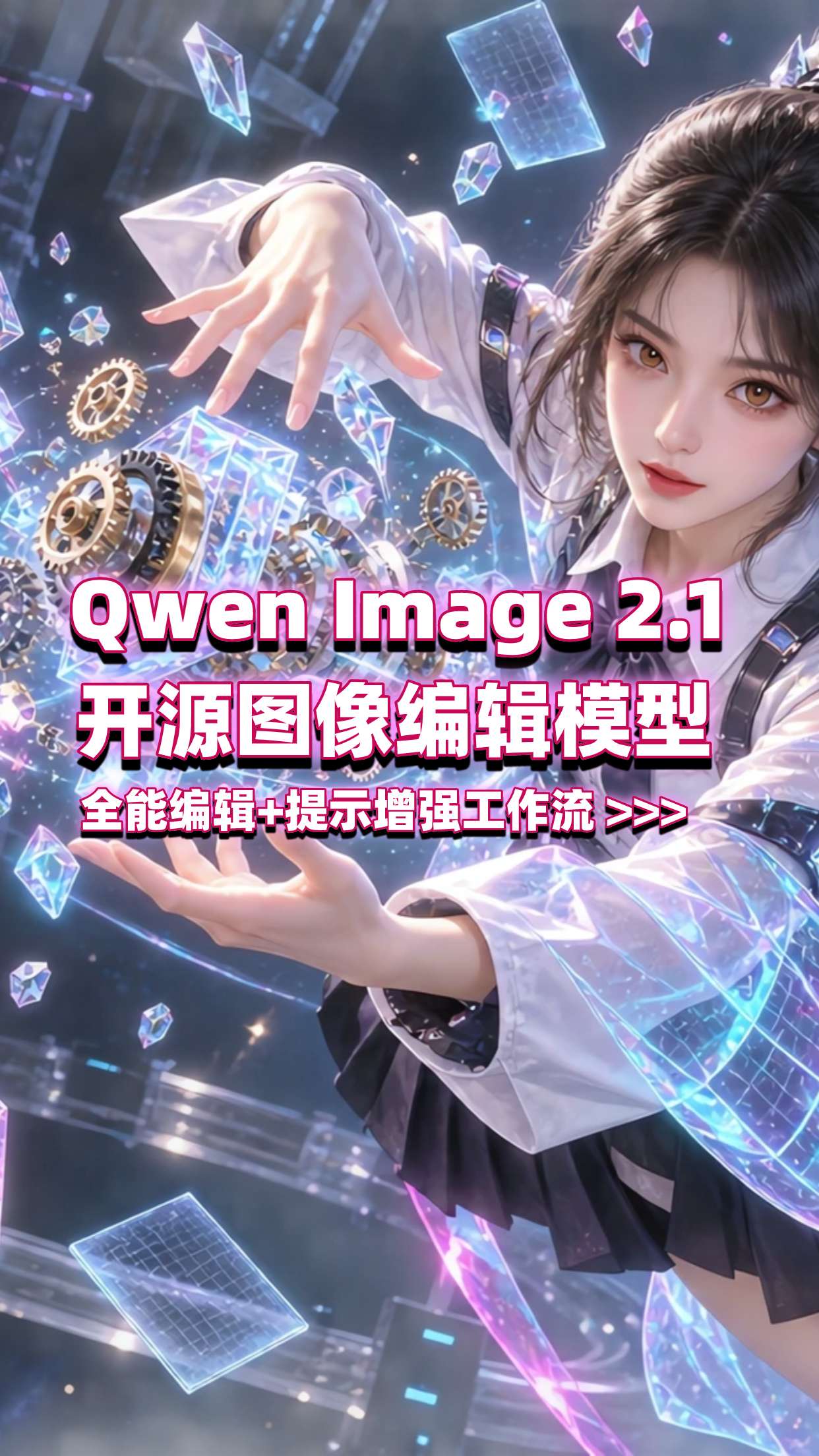 Qwen_Image_2.1全能图像(二合一)+ 提示增强本地ComfyUI工作流